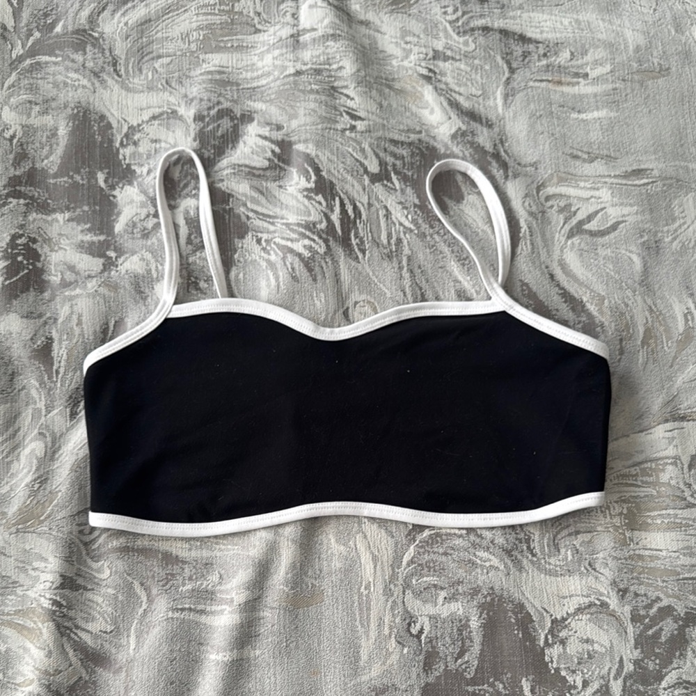 Wild Fable Black Top with White Trim